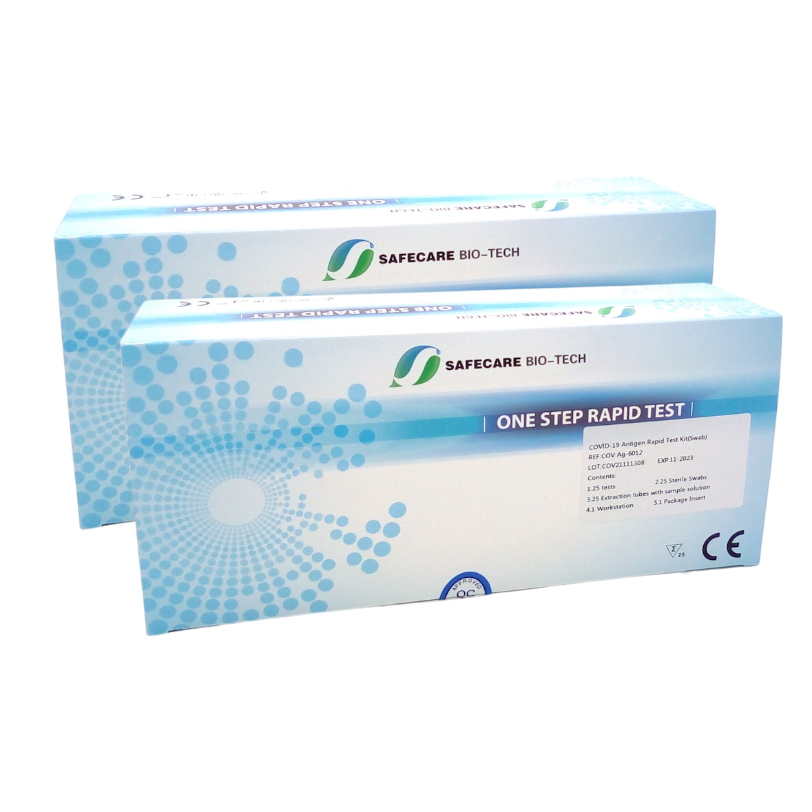 2x 25er Safecare Bio-Tech Covid-19 Antigen Rapid Schnelltest Corona Antigentest