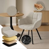 thumbnail of Esszimmerstuhl Jordi Cord creme