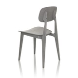 thumbnail of Besucherstuhl / Gartenstuhl ARTIFO HOL Kunststoff grau hjh OFFICE