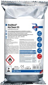 thumbnail of MaiMed MyClean DS - 12 x 120 Schnelldesinfektionstücher - 13,5 x 20 cm - neutral