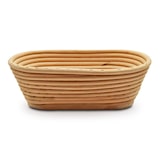 thumbnail of Cestino ciotola rettangolare vimini per la lievitazione impasto 20x12 cm