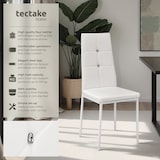 thumbnail of tectake Sillas de comedor Julien - Juego de 4 blanco