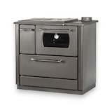 thumbnail of Stufa cucina riscaldamento a legna con forno struttura in acciaio 9,06 kW Popular -  Beige