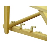 thumbnail of Liegestuhl blau Sonnenliege Gartenliege Fußteil Deckchair Strandstuhl Buche klappbar 10-307NF