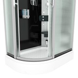 thumbnail of Dampfdusche Sauna Dusche Duschkabine D60-73M2L 120x80 cm ohne 2K Scheiben Versiegelung