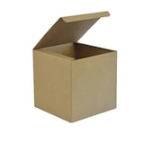 thumbnail of Caixa Cartão Kraft c/Tampa Fixa – 15 × 15 × 15 cm