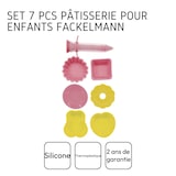 thumbnail of Set de 7 ustensiles de pâtisserie avec stylo de décoration et mini moules Fackelmann Mini Monsters