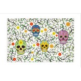 thumbnail of Excelsa tappeto Calavera 80x52x0,03 cm in gomma multicolore