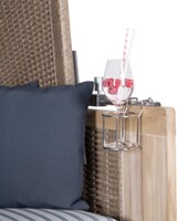 thumbnail of Strandkorb Komplettset - bene living - Königssee Teak Bullauge - PE grau - Modell 580 - inkl. Liftersystem