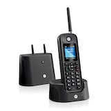 thumbnail of Motorola O201 DECT-Telefon, Anrufer-ID, beleuchtet, 200 Kontakte, große Reichweite, Freisprechen – Schwarz
