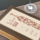 thumbnail of Securit® Carte A5 "Wood" - Marron - 4 vues