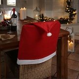 thumbnail of 10x Stuhlbezug Weihnachtsmütze Stuhlhusse Stuhlüberzug Weihnachten