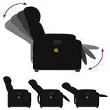 thumbnail of vidaXL Elektrischer Massagesessel mit Aufstehhilfe Schwarz Stoff