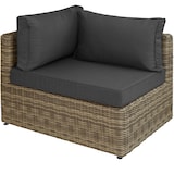 thumbnail of tectake Conjunto de salón de ratán con estructura de aluminio San Domino  Natural