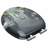 thumbnail of vidaXL Toilettensitz mit Soft-Close-Deckel MDF New York Design