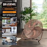 thumbnail of Brandson Windmaschine Retro Design, Ventilator, Standventilator 50 cm, Bodenventilator 120 Watt, hoher Luftdurchsatz, stufenlos neigbarer