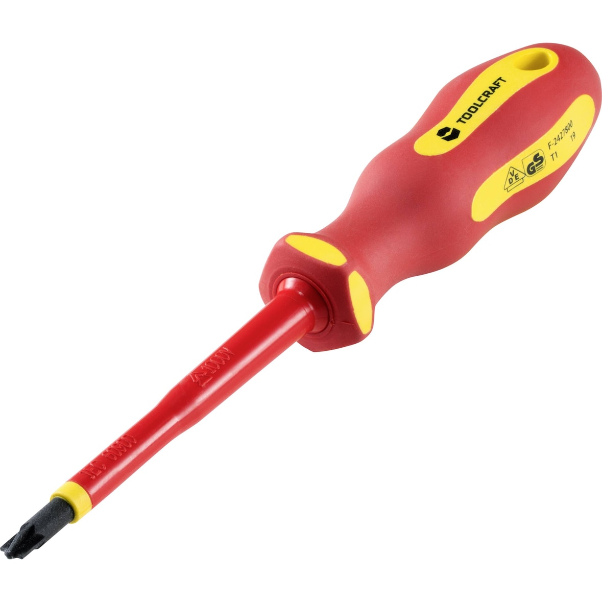 TOOLCRAFT SL/PZ2 VDE Plus/minus-Schraubendreher Größe (Schraubendreher) SL/PZ 2 Klingenlä TO-6326250