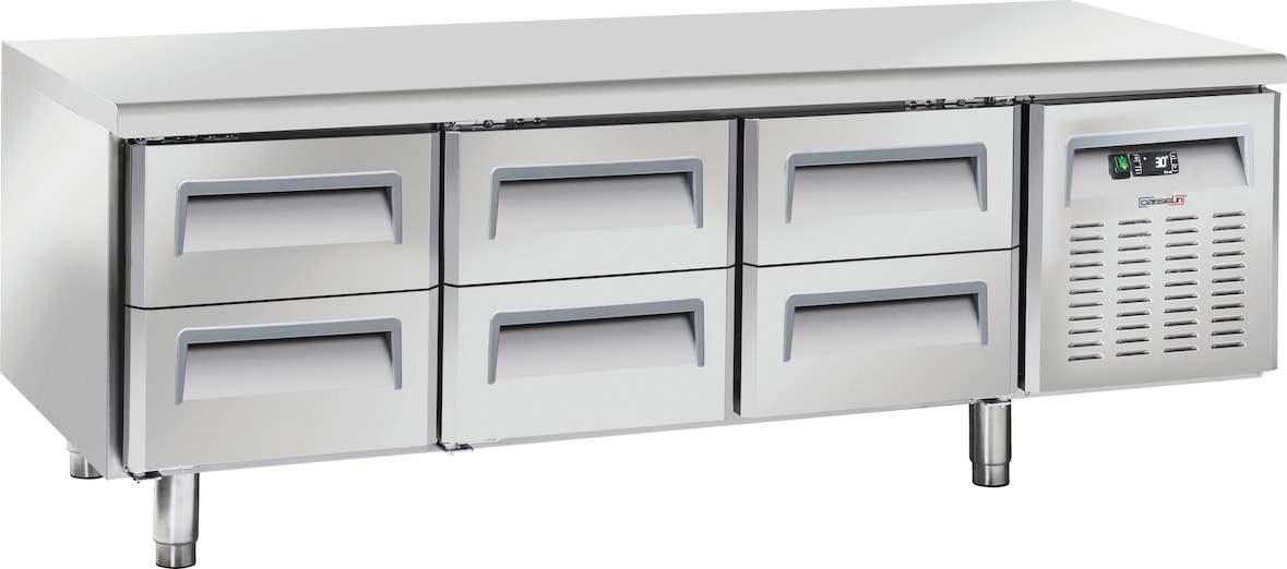 Kühltheke 6 schubladen GN 1/1 CTAR6T Casselin