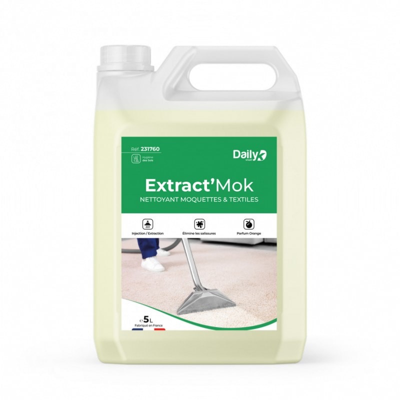 Nettoyant détachant moquette et textile EXTRACT'MOK -  - Bidon 5l - Daily K