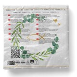 thumbnail of Sovie HOME Serviette Eukalyptus/Fisch aus Tissue 33 x 33 cm, 20 Stück