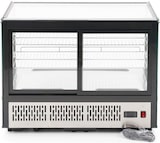 thumbnail of Kühlvitrine - Arbeitsplatte - Gebogenes Glas - 4 Seiten - Weißes Glas - 0 / +12 °C - 160 lt - 88x56,8x68,6h cm