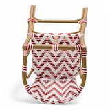 thumbnail of Chaise haute bébé ALMA - Tressage Rouge et Blanc