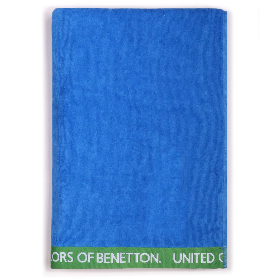 Benetton - Toalha  90X160Cm 380Gsm Veludo 100% Algodão Azul