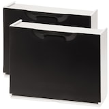 thumbnail of WellHome - Confezione da 2 scarpiere Unika in polipropilene nero