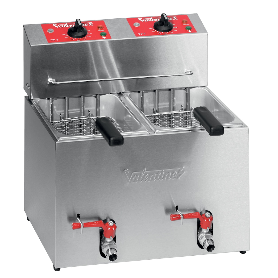 Freidora eléctrica de sobremesa - 2 x 5 litros - Serie TF - Valentine - l- w- d- h-