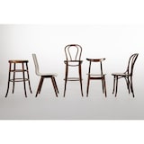 thumbnail of Fameg bistrostoelen 2 stuks gemaakt van beukenhout in walnootkleur