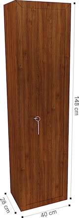 thumbnail of Armadio Portafucili 8 Posti Armi Blindato Fuciliera In Acciaio Effetto Legno Con Cassetto Tesoretto Con Serratura E Chiave A Doppia Mappa Cassaforte
