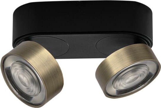 LED-Wand-/Deckenleuchte der HOLE-Serie, 13 W, 3000 K, CRI90, Schwarz/Bronze – Hocheffiziente Innenbeleuchtung – Rossini Illuminazione