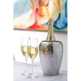 thumbnail of Wein-/Sekt Flaschenkühler Hammerschlag-Optik (H) 20,5 x (Ø) 15 cm