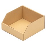 thumbnail of 25 Regalkartons 200 x 200 x 100 mm Sortierboxen Lagerboxen Aufbewahrung Wellpappe