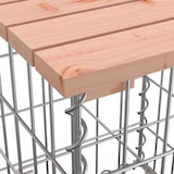 thumbnail of vidaXL Gartenbank aus Gabionen 184x71x65,5 cm Massivholz Douglasie