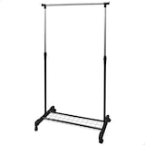 thumbnail of Cabideiro Max Home com altura ajustável, rodas e suporte inferior