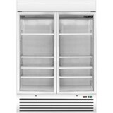 thumbnail of Commerciële vriezer met 2 glazen deuren - 1079 liter, ventilatorgestuurde koeling, wit