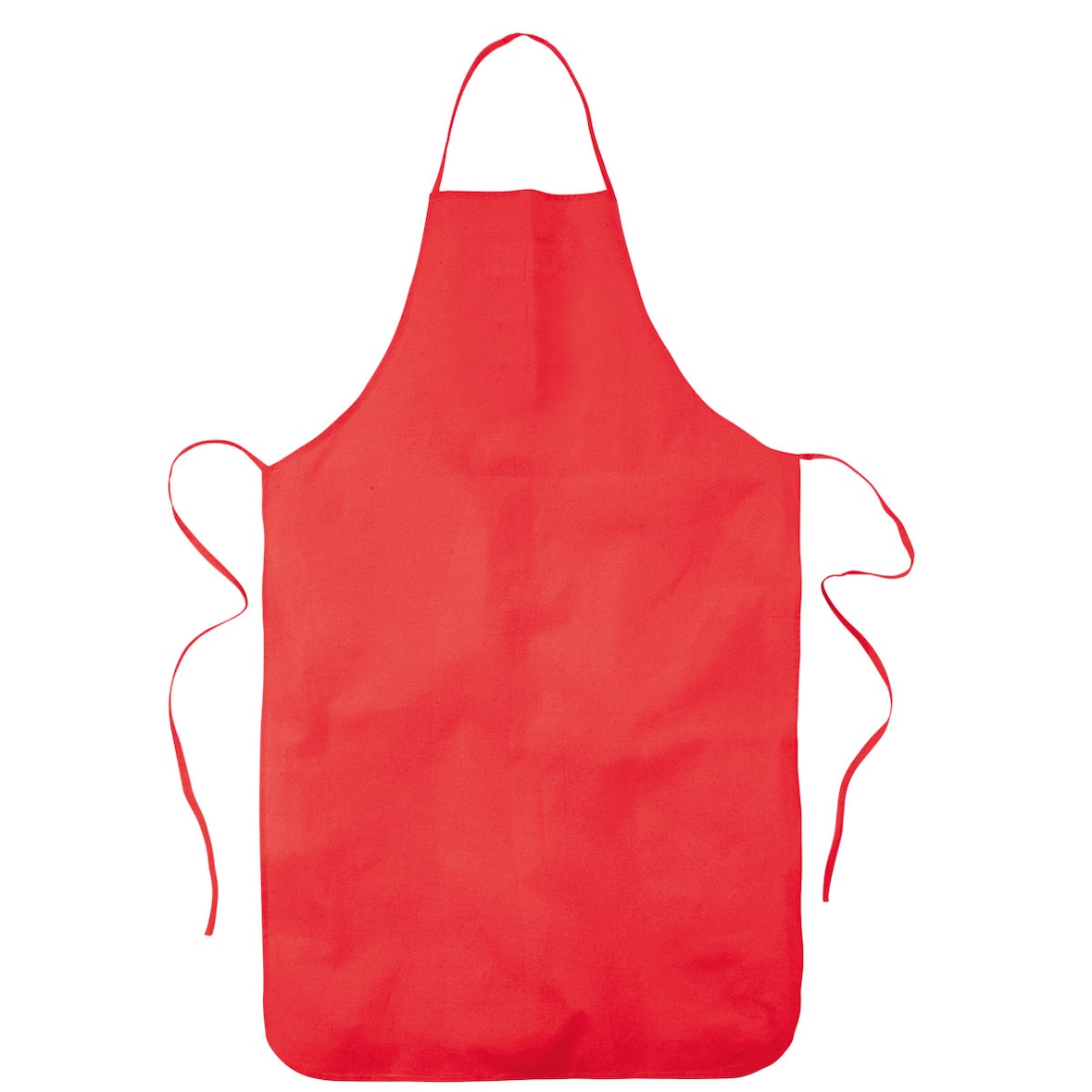 TEXXILLA Latzschürze aus 100% Baumwolle mit stabiler Nackenschlaufe Größe: ca. 70 x 95 cm,rot