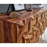 thumbnail of WOHNLING Sideboard 144x72x47 cm Holz Massiv Kommode Anrichte Modern Standschrank