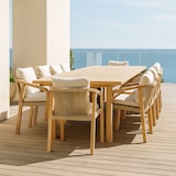 thumbnail of Now's Home - Ensemble de jardin table extensible en bois d'acacia 10 places