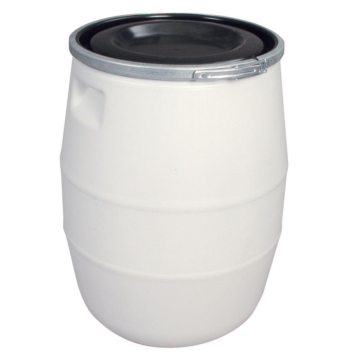 GILAC Fût + genouillère métal + couvercle - 100 L - Blanc G178921
