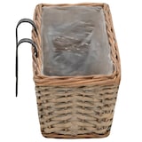 thumbnail of Helloshop26 - Set di 2 fioriere da balcone in vimini con rivestimento in PE 80 cm marrone 02_0000886