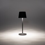 thumbnail of FORLIGHT TRETA CLASSIC Lámpara de mesa LED. Inalámbrica, portátil y recargable. IP54 Interior y exterior.Carga USB. Regulable.Color Negro