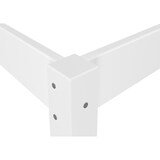 thumbnail of Doppelbett Futonbett Ehebett weiß Kiefer massiv 160x200 Matratze Rollrost 60.38-16 W M