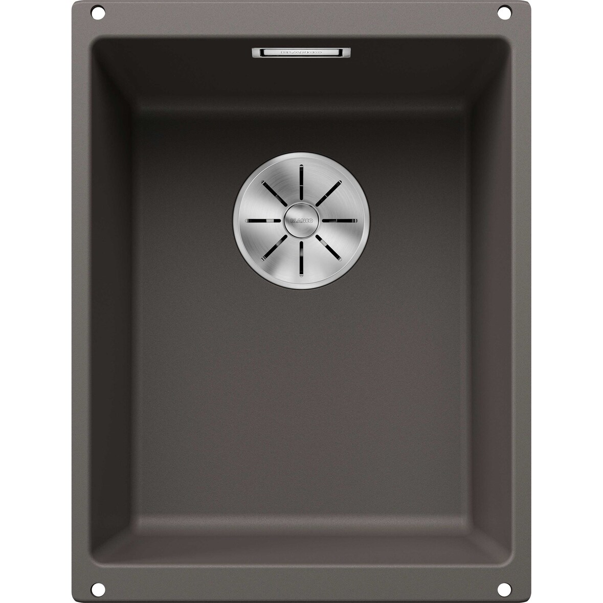 BLANCO SUBLINE 320-U Einbauspüle SILGRANIT vulkangrau ab 40 cm