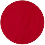 thumbnail of CarpetSale24 Teppich Wohnzimmer Einfarbig Rot 120 cm Rund - Waschbar Rutschfest Kurzflor Extra Weich für Wohnzimmer Schlafzimmer Jugendzimmer