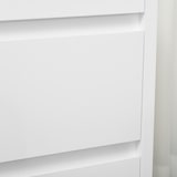 thumbnail of HOMCOM cómoda moderna con 4 cajones mueble cajonera de madera para dormitorio salón habitación 70x37x75 cm blanco y natural