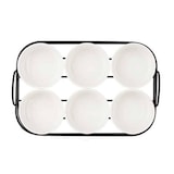 thumbnail of San Ignacio VESSIA - Juego de 6 Boles Aperitivo de Porcelana 80ml con Soporte