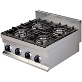 thumbnail of Cocina de 4 fogones a gas LPG  de sobremesa y fabricacion europea gran calidad