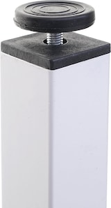 thumbnail of Décoshop26 - Escritorio de ordenador con panel trasero y pasacables 120x60 cm metal blanco y MDF color natural 04_0006050